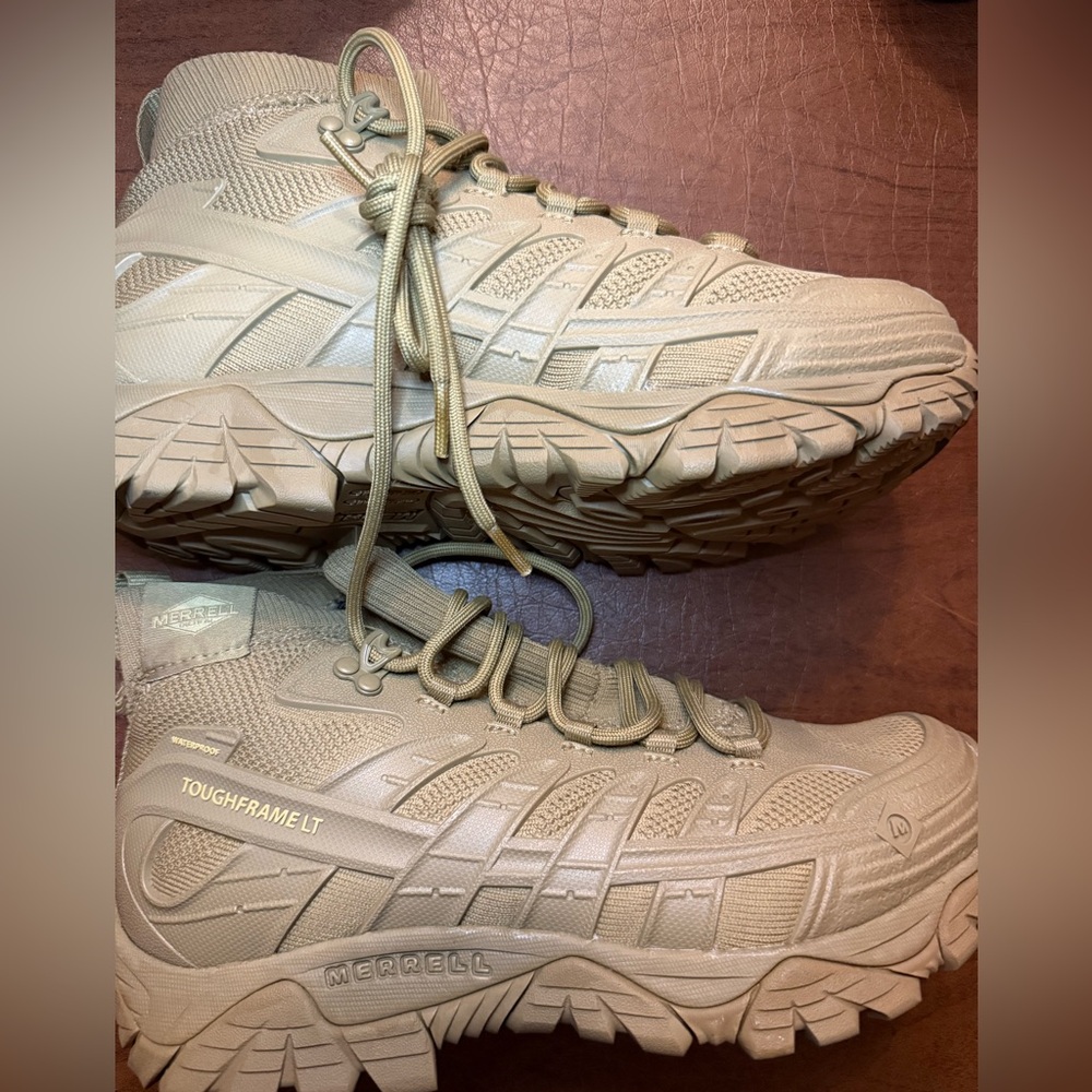 MERRELL 1 TRL J099423  men MOAB VELOCITY TACTICAL MID Mid Round Toe Boot SNEAKER - Picture 6 of 13